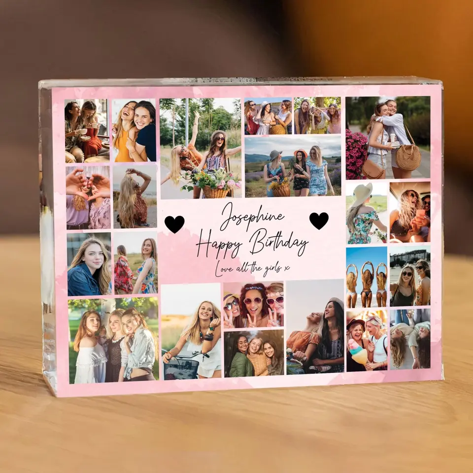 Love All The Girl Happy Birthday Personalized Acrylic Plaque - Image 5