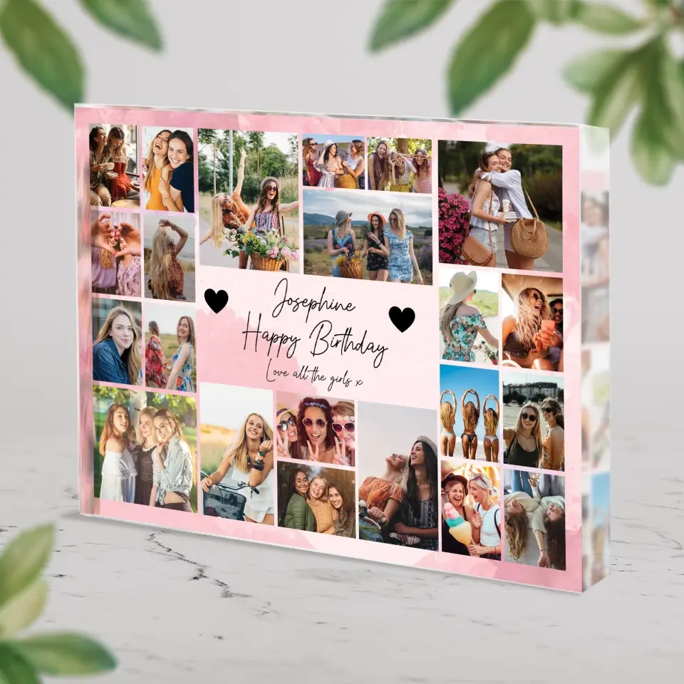 Love All The Girl Happy Birthday Personalized Acrylic Plaque - Image 6