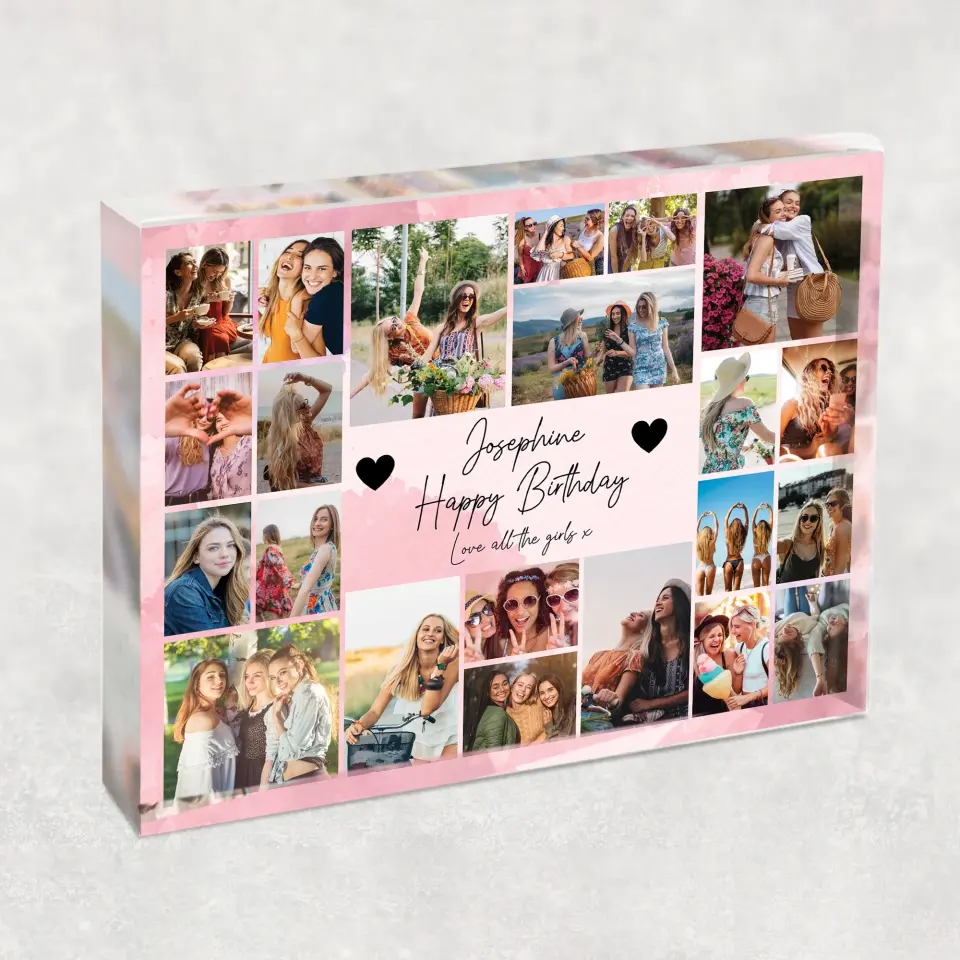 Love All The Girl Happy Birthday Personalized Acrylic Plaque - Image 7