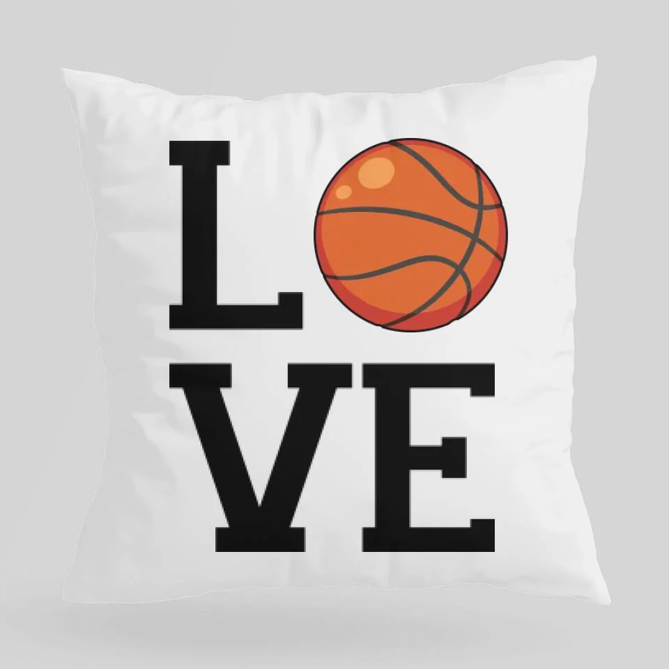 Love Football Soccer Basketball Baseball Personalized Canvas Pillow Gift For Sport Lover - Image 4