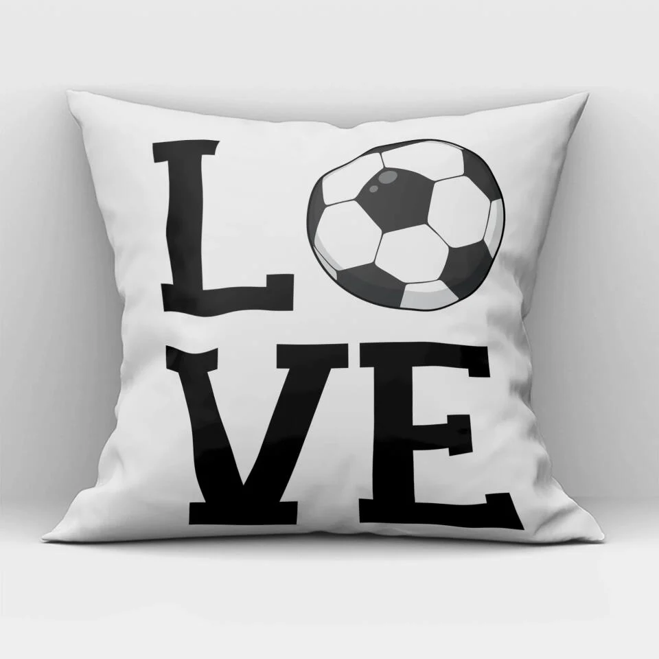 Love Football Soccer Basketball Baseball Personalized Canvas Pillow Gift For Sport Lover - Image 7