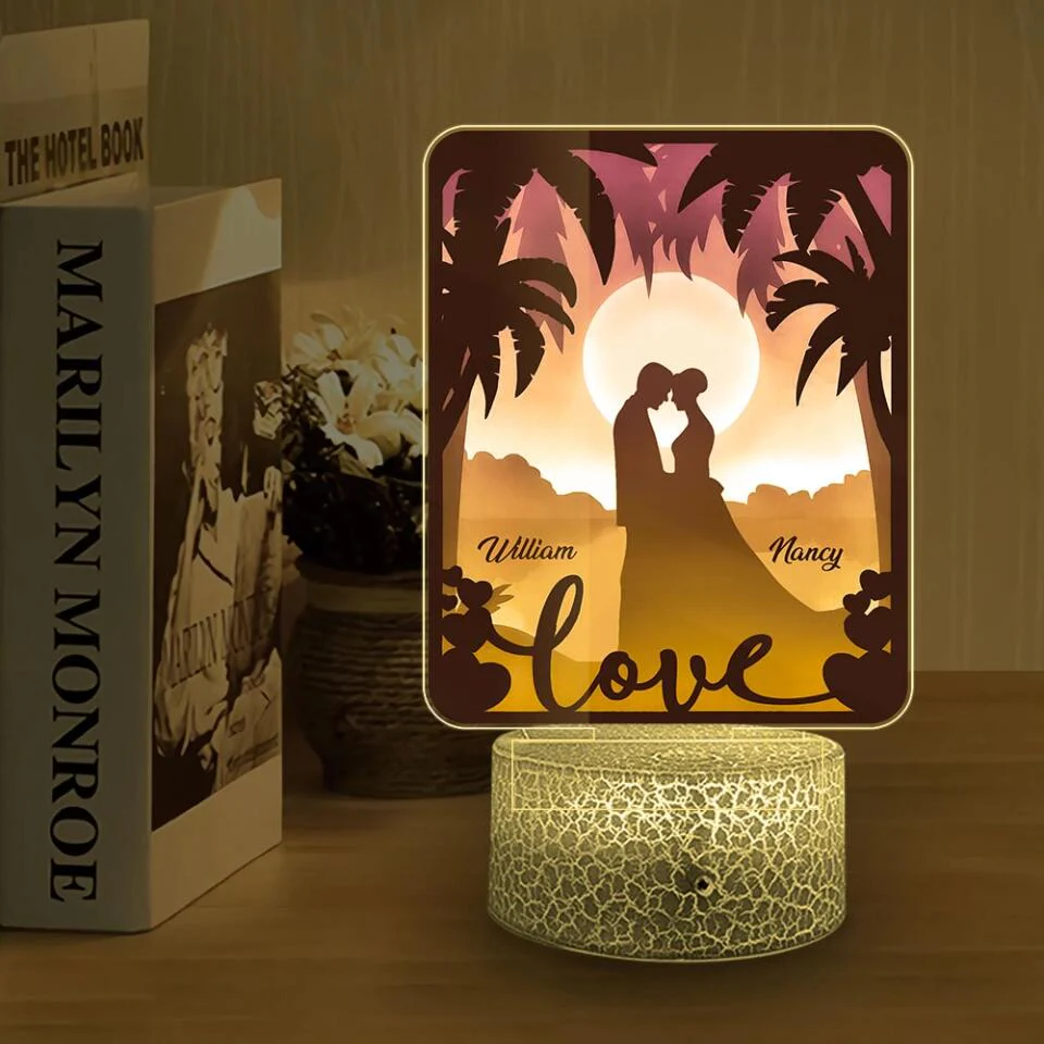 Love Has No Gender - Personalized Printed Night Light - Best Gift For LGBT Couples For Lesbian Gay - Anniversary Gift Love Pride - 303IHPLNLL405 - Image 4