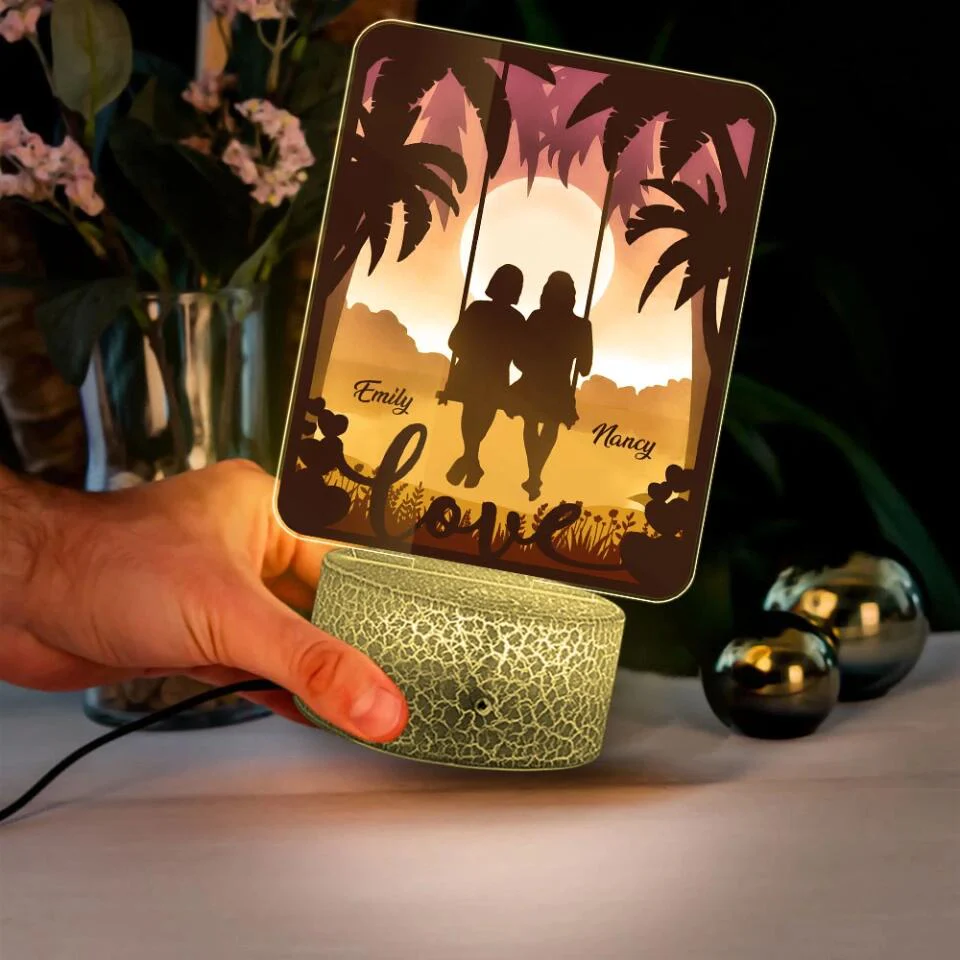 Love Has No Gender - Personalized Printed Night Light - Best Gift For LGBT Couples For Lesbian Gay - Anniversary Gift Love Pride - 303IHPLNLL405 - Image 5