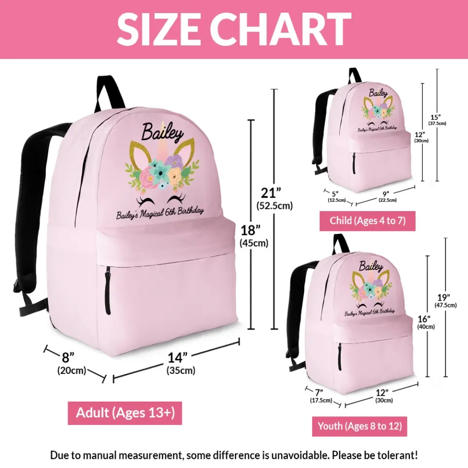 Magical Birthday MyColor Choice Backpack For Back To School Kids - Image 7