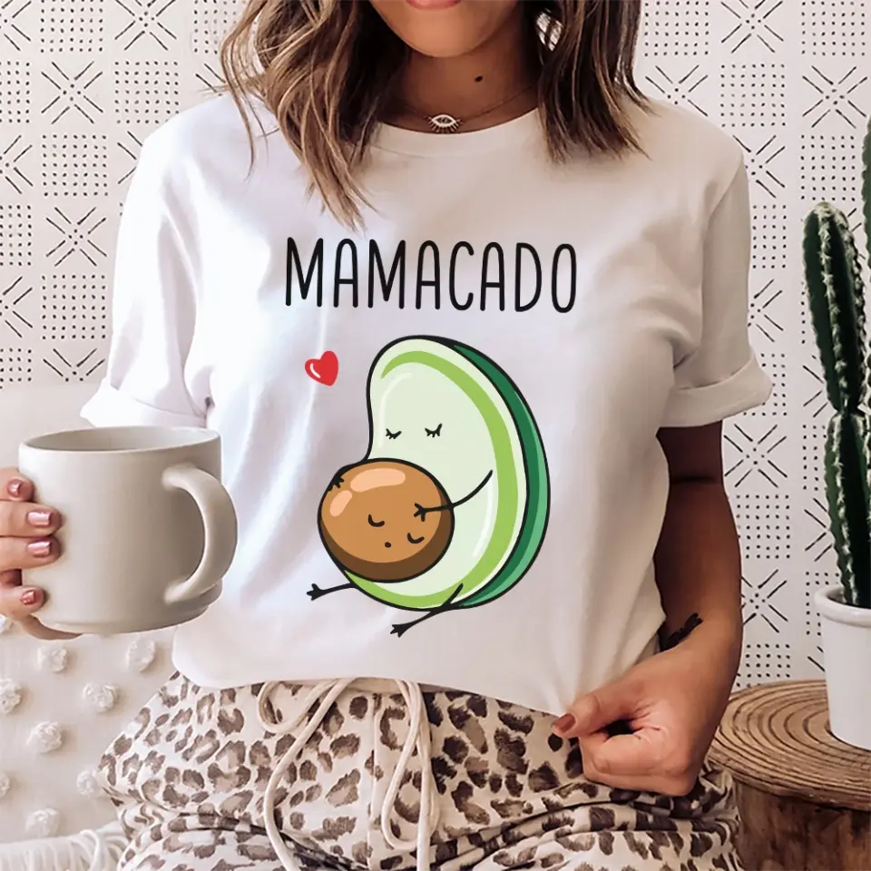 Mamacado - New Mom - Mom to be Gift - T-shirt - Special Gift For Pregnant Mom, Wife - Image 9