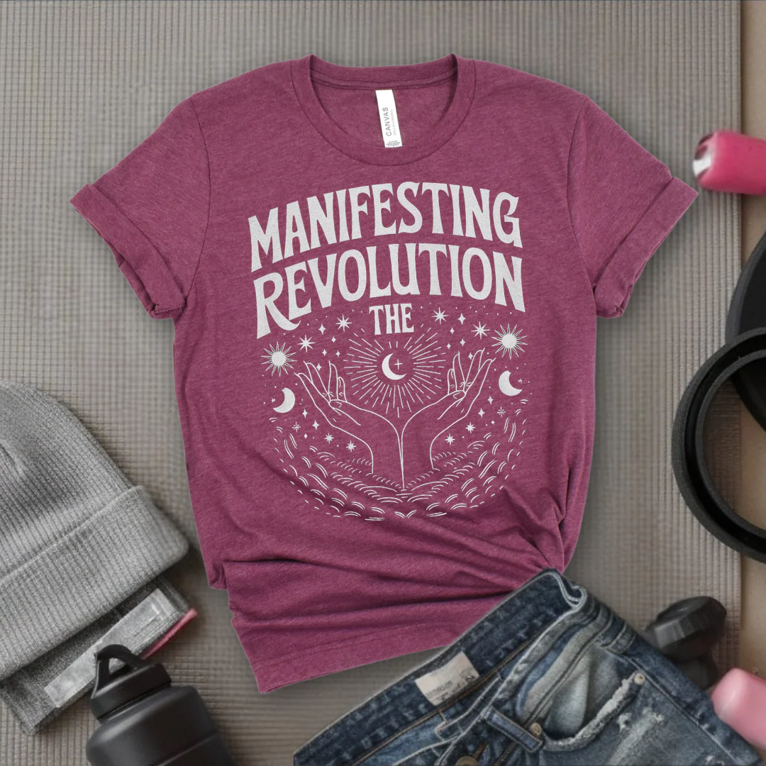Manifesting The Revolution Shirt,  Equality Shirt, Women's Rights Shirt, Feminist Gift - Bella Canvas 3001 - Image 4