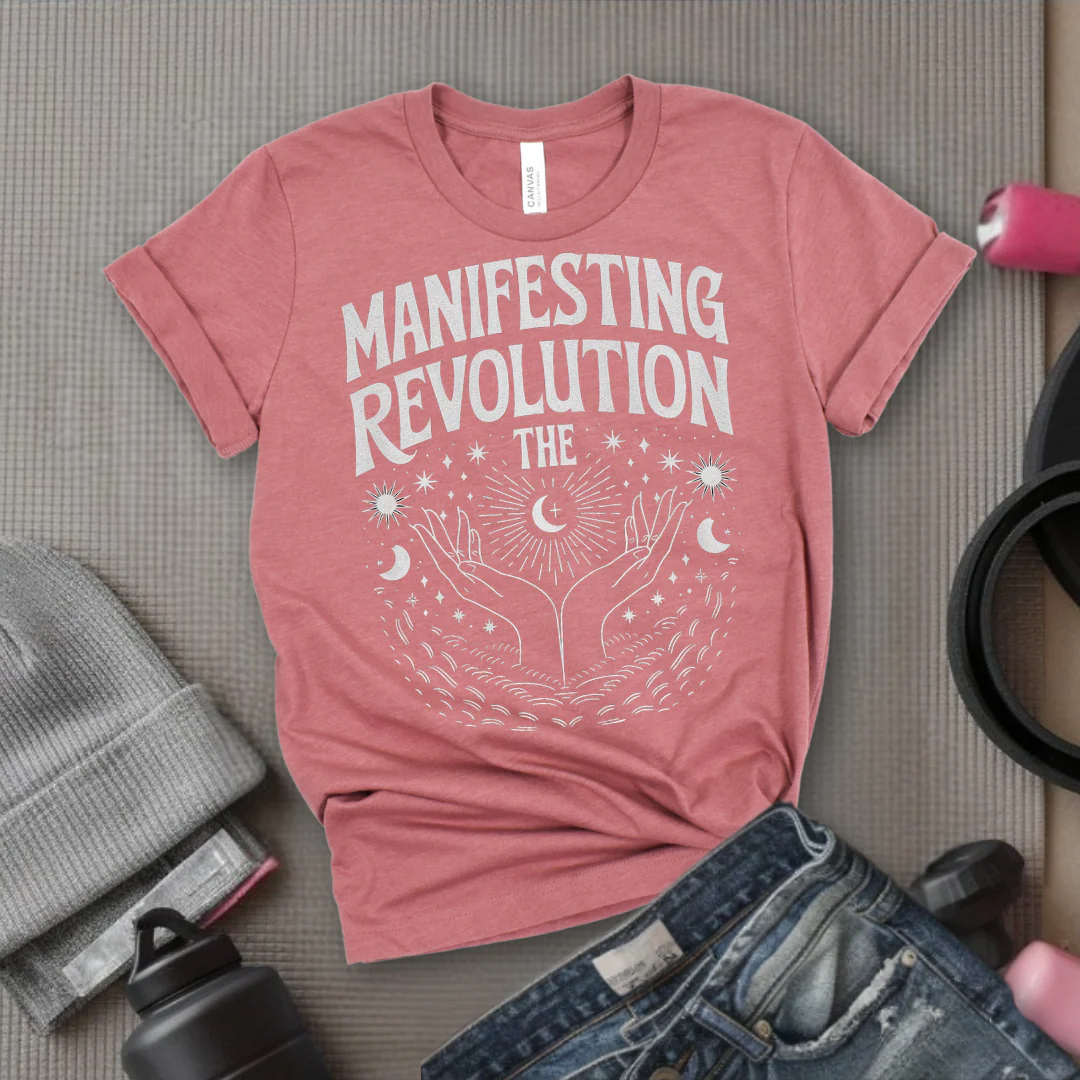 Manifesting The Revolution Shirt,  Equality Shirt, Women's Rights Shirt, Feminist Gift - Bella Canvas 3001 - Image 5