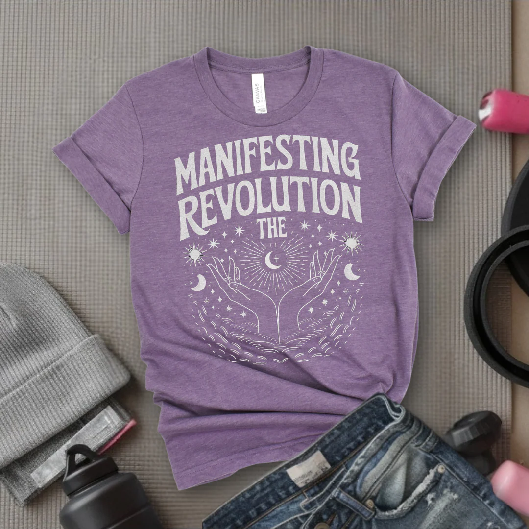 Manifesting The Revolution Shirt,  Equality Shirt, Women's Rights Shirt, Feminist Gift - Bella Canvas 3001 - Image 7