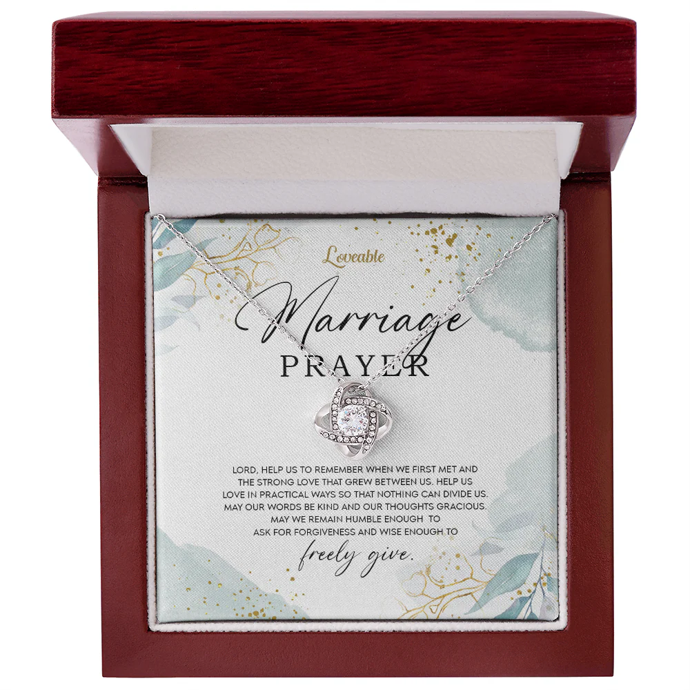 Marriage Prayer Personalized Necklace - Image 4