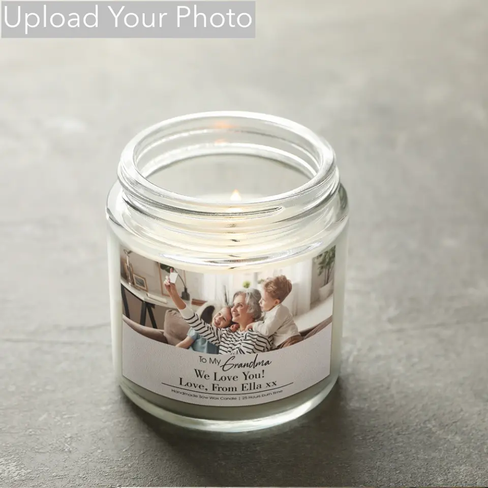 Merry Christmas Mom Personalized Scented Candle - Image 8