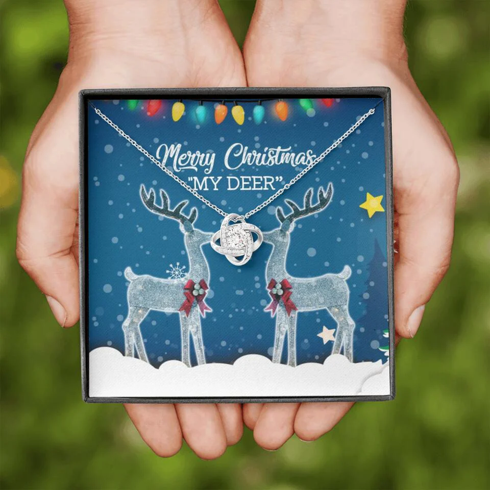 Merry Christmas "My Deer" Christmas Gift Necklace - Image 10