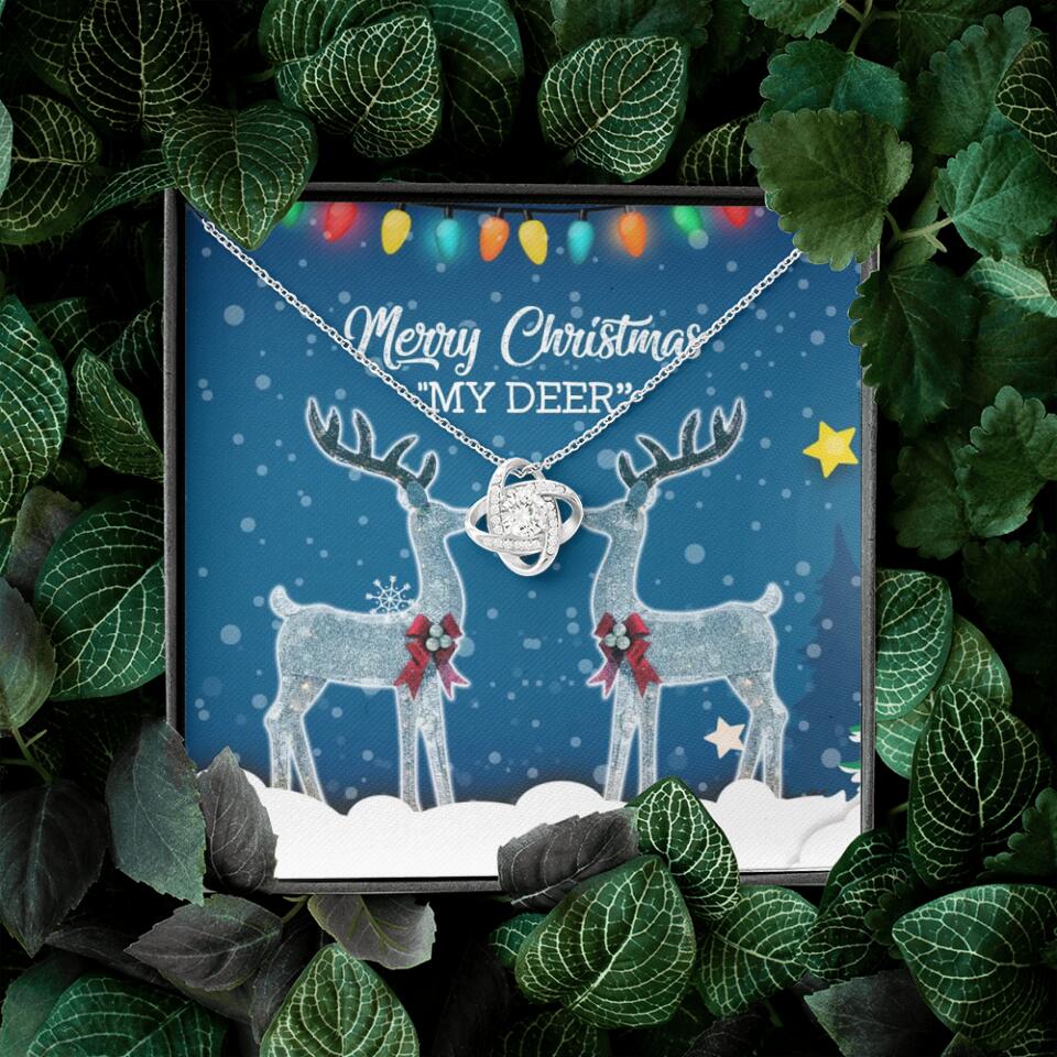 Merry Christmas "My Deer" Christmas Gift Necklace - Image 11