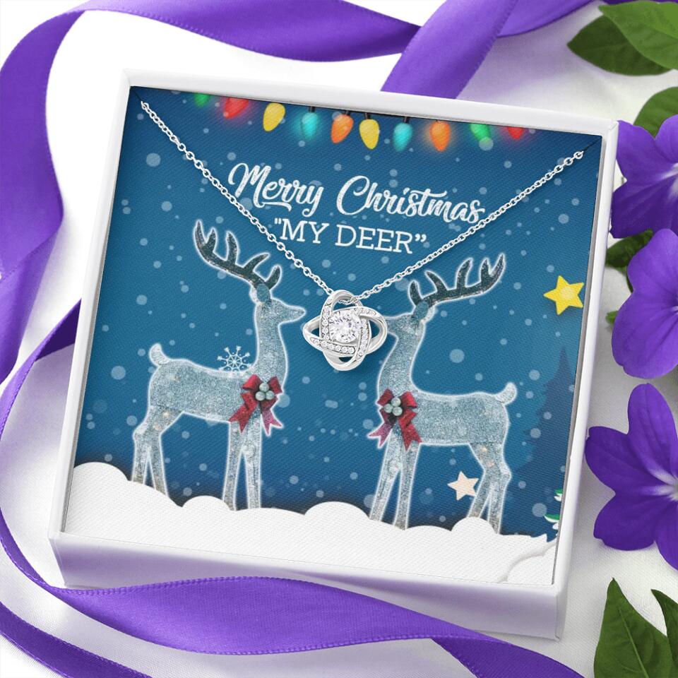 Merry Christmas "My Deer" Christmas Gift Necklace - Image 12