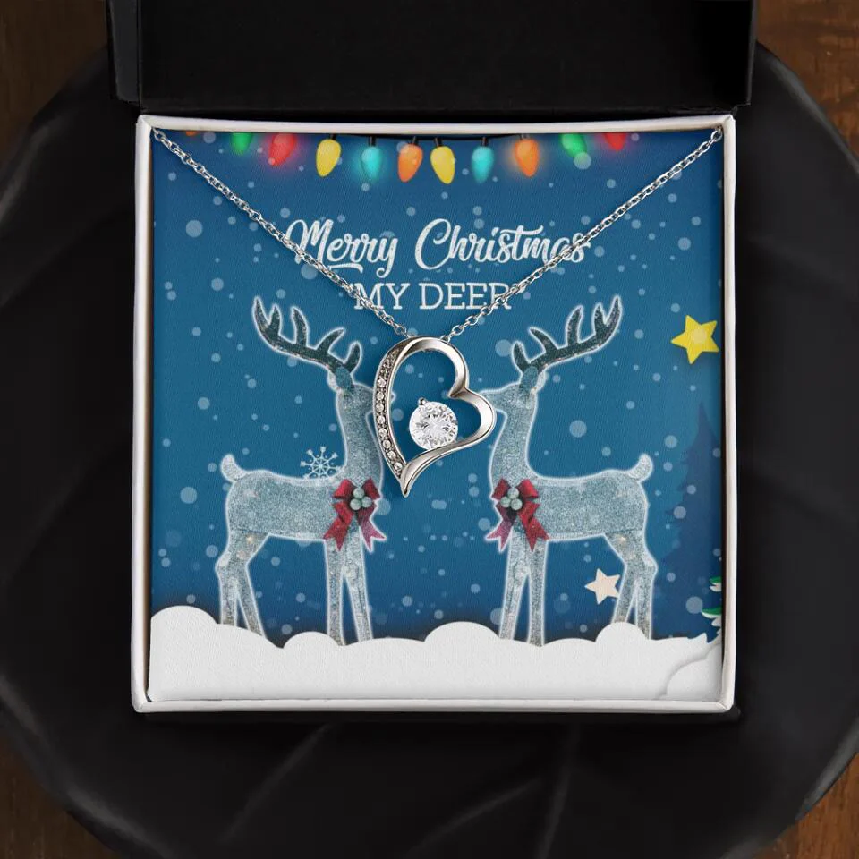 Merry Christmas "My Deer" Christmas Gift Necklace - Image 15