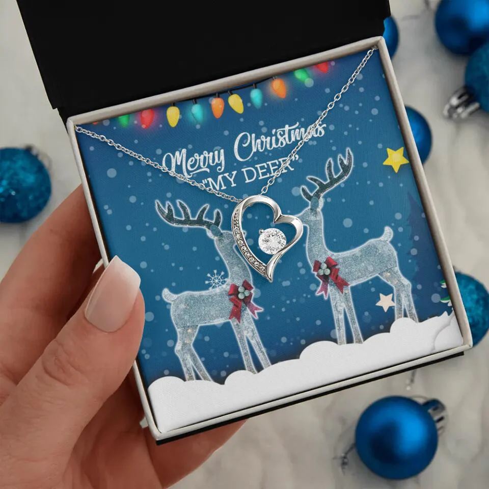 Merry Christmas "My Deer" Christmas Gift Necklace - Image 16