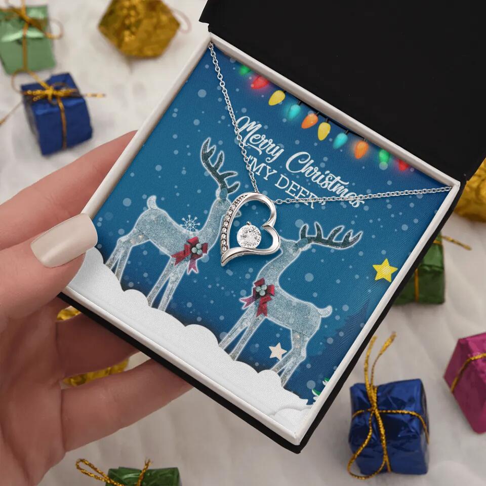 Merry Christmas "My Deer" Christmas Gift Necklace - Image 17