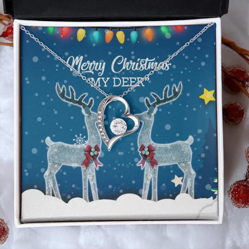 Merry Christmas "My Deer" Christmas Gift Necklace - Image 19