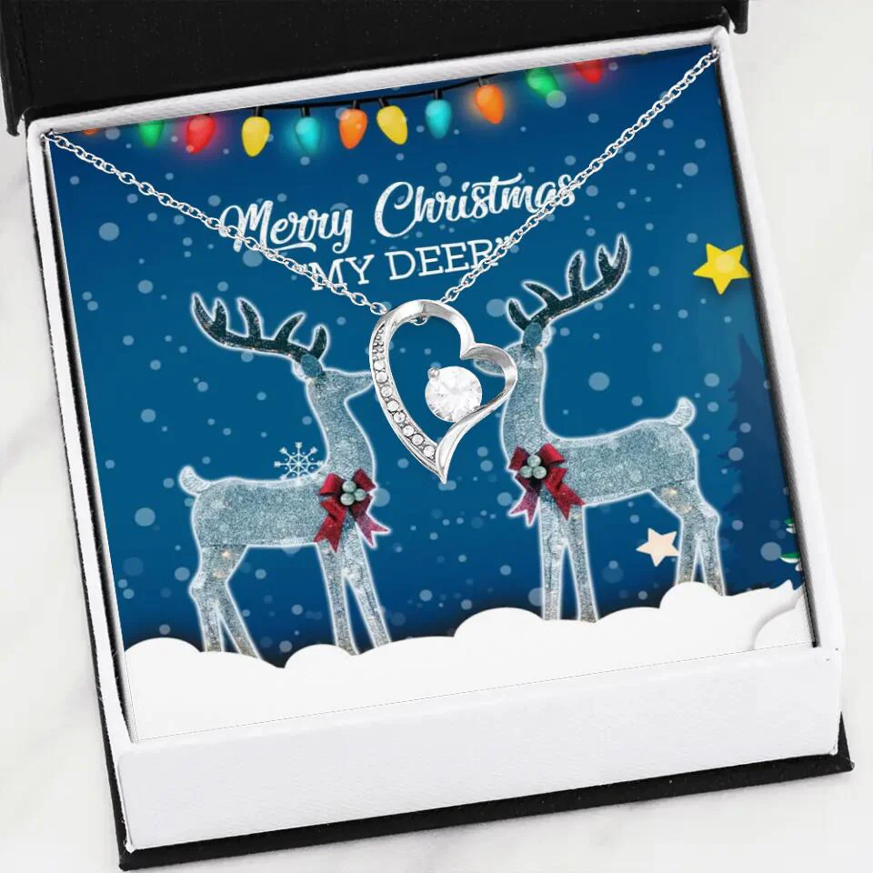Merry Christmas "My Deer" Christmas Gift Necklace - Image 22