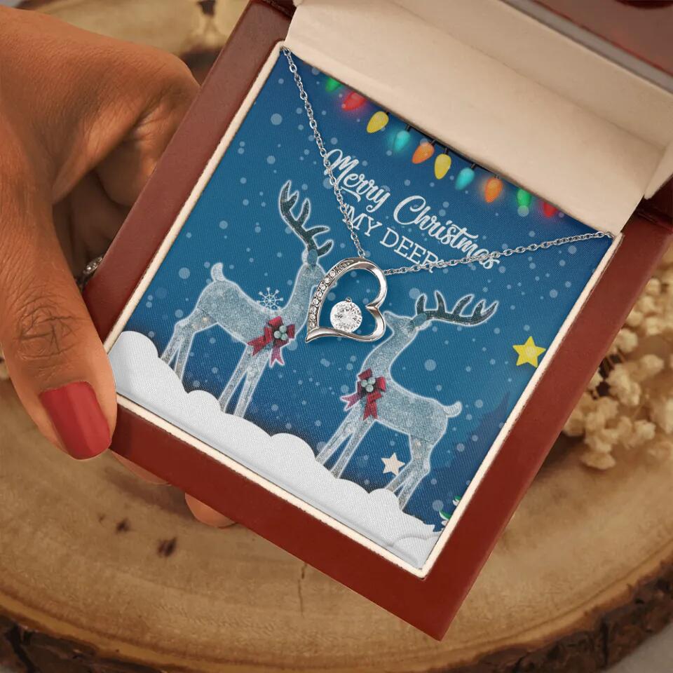 Merry Christmas "My Deer" Christmas Gift Necklace - Image 25