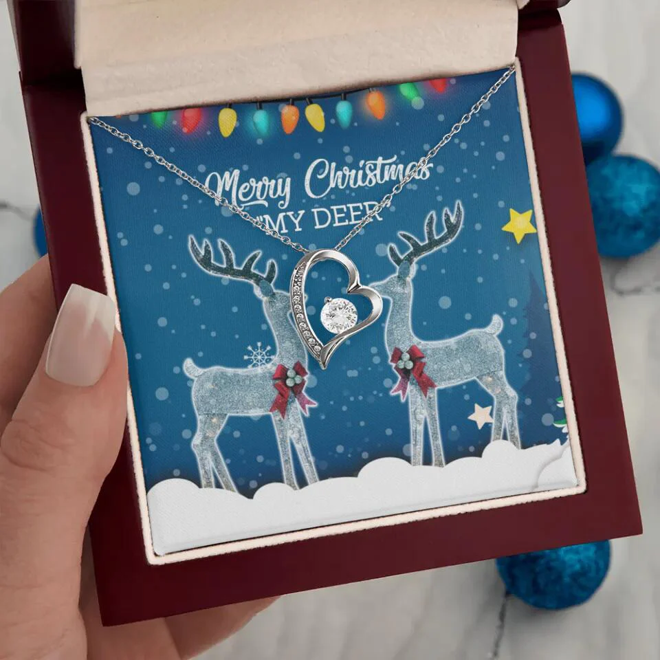 Merry Christmas "My Deer" Christmas Gift Necklace - Image 26