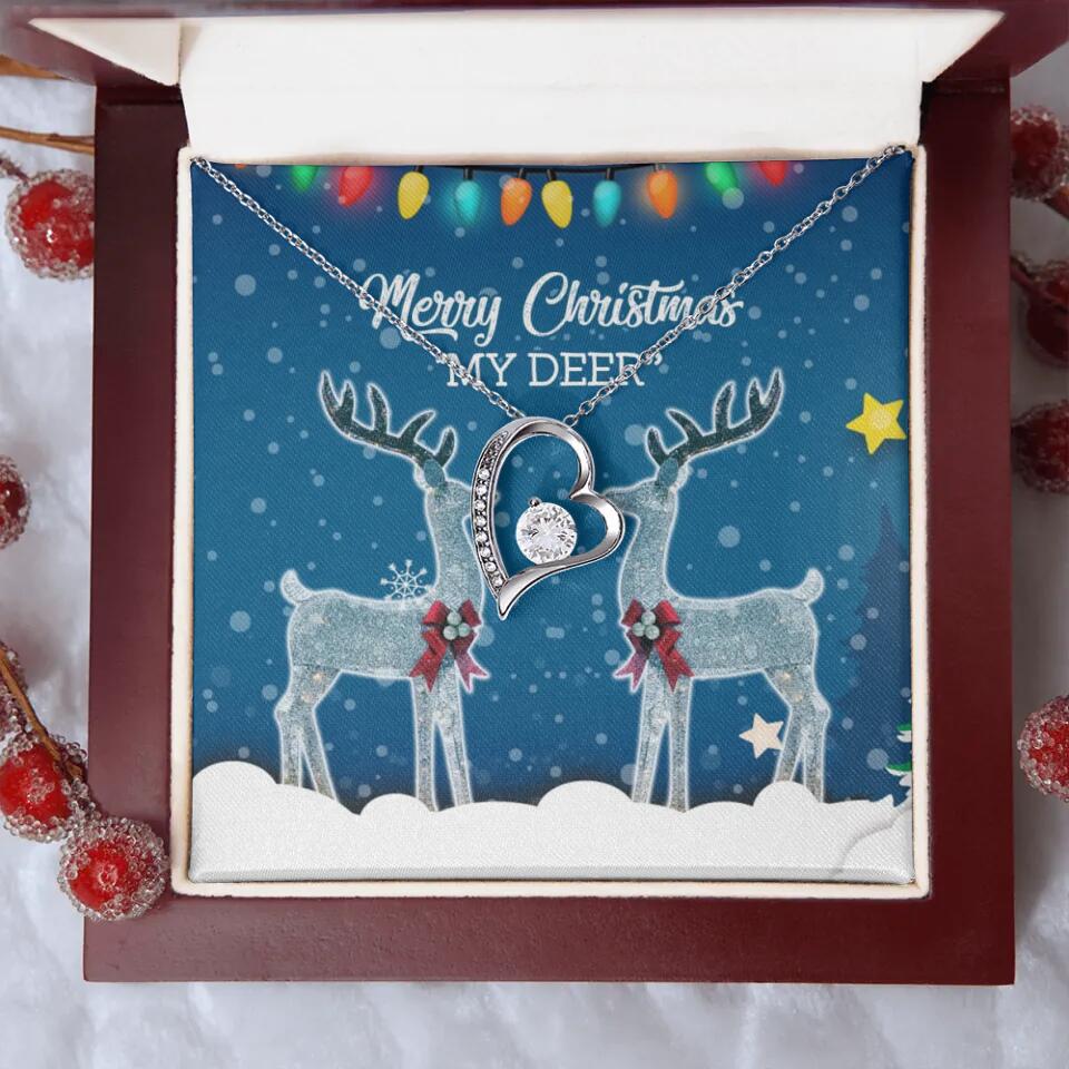 Merry Christmas "My Deer" Christmas Gift Necklace - Image 28