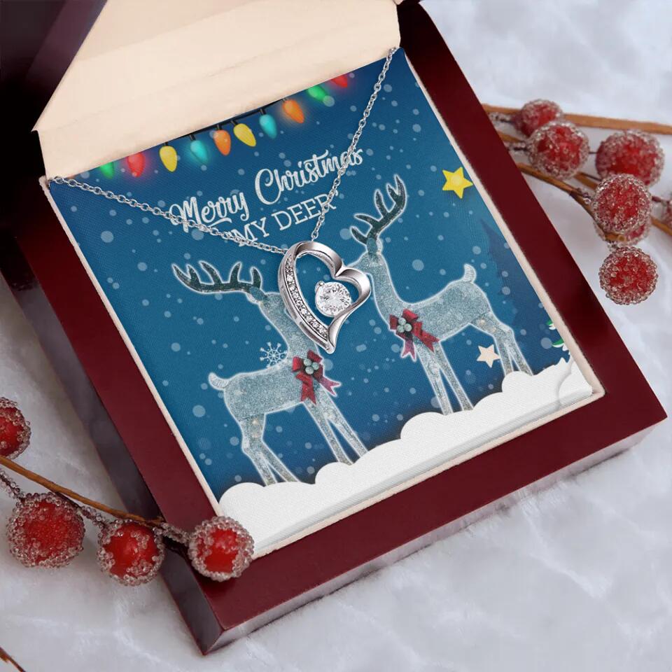 Merry Christmas "My Deer" Christmas Gift Necklace - Image 29