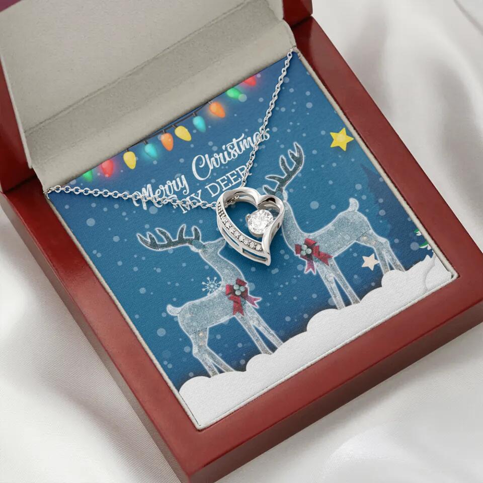 Merry Christmas "My Deer" Christmas Gift Necklace - Image 31