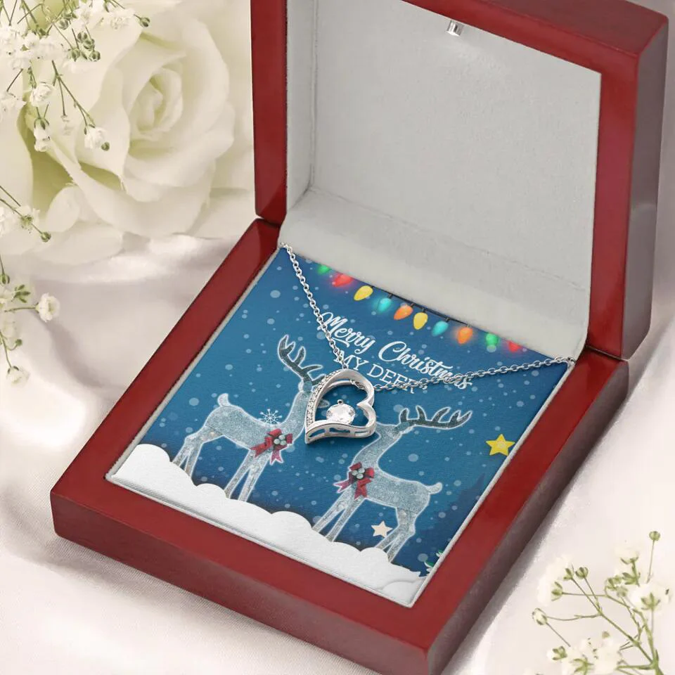 Merry Christmas "My Deer" Christmas Gift Necklace - Image 34