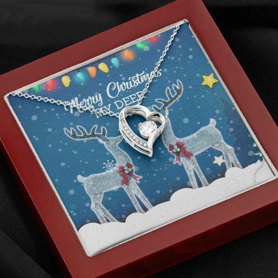 Merry Christmas "My Deer" Christmas Gift Necklace - Image 35