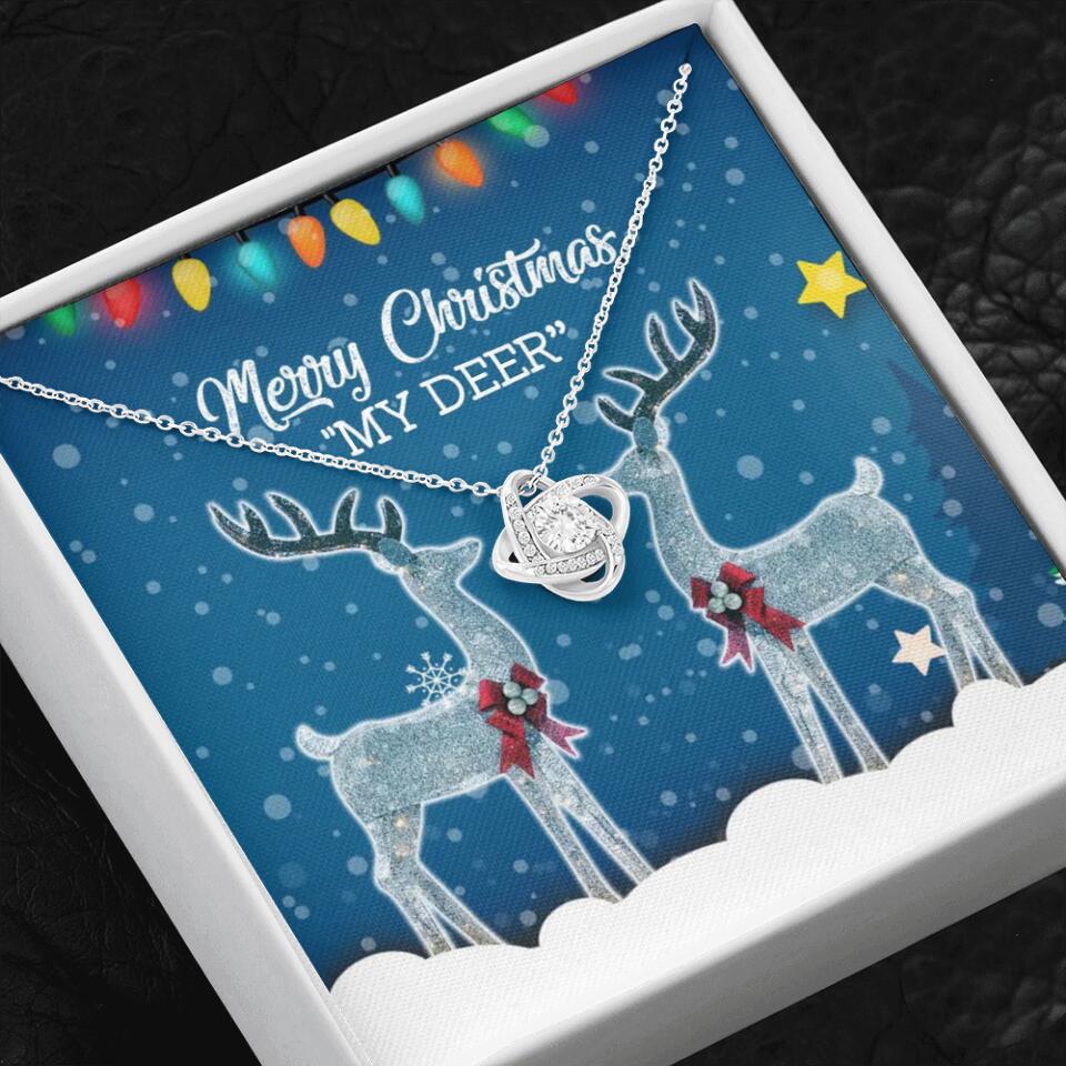 Merry Christmas "My Deer" Christmas Gift Necklace - Image 9