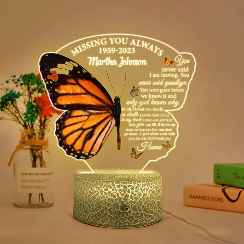Missing You Always A Part Of Me - Personalized Led Light - Image 3