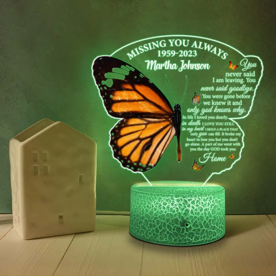 Missing You Always A Part Of Me - Personalized Led Light - Image 4