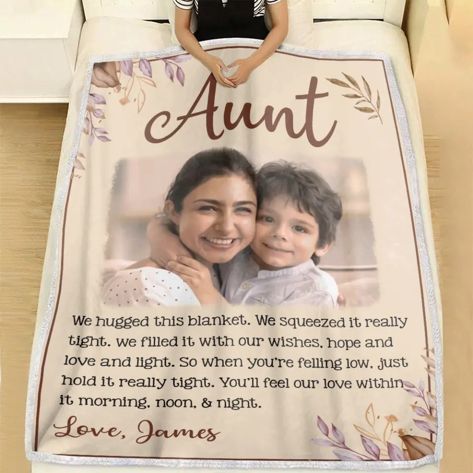 Mom We Hugged This Blanket Personalized Blanket - Image 6