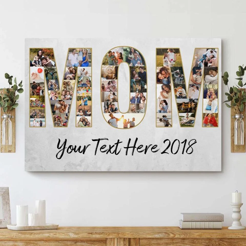 Mom We Love You To The Moon And Back Custom Canvas Poster Birhtday Gift For Mom - Image 6
