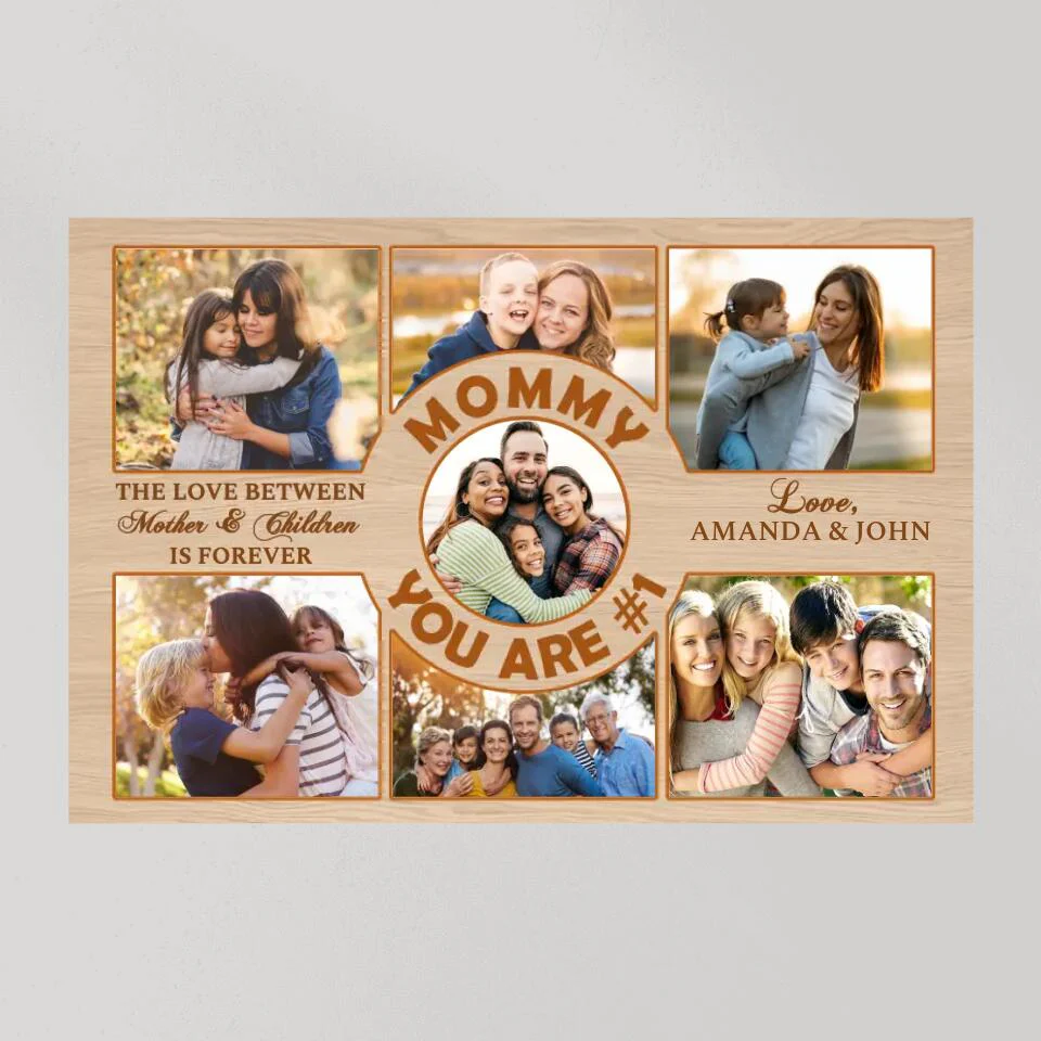 Mommy You Are Number 1 Custom Canvas Poster Birthday Gift For Mom - Image 7
