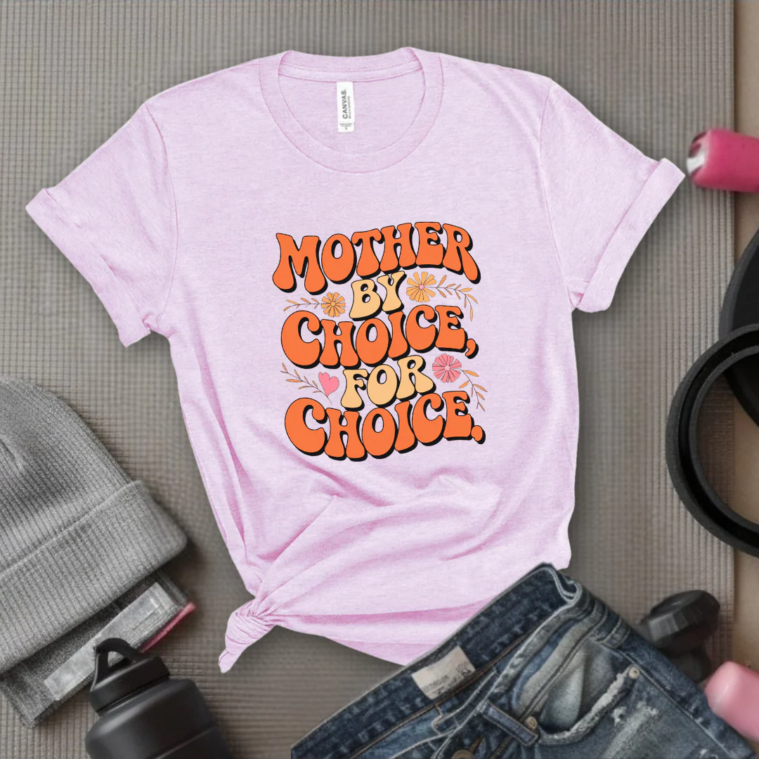 Mother By Choice For Choice - Women Empowerment Tshirt - Gift for Strong Women, Feminists - Bella Canvas 3001 - Image 11