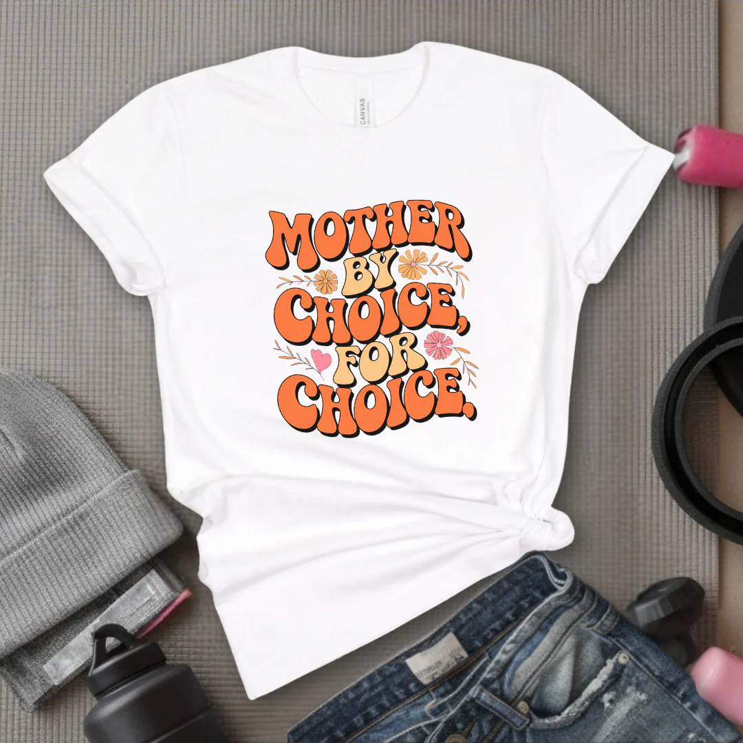 Mother By Choice For Choice - Women Empowerment Tshirt - Gift for Strong Women, Feminists - Bella Canvas 3001 - Image 12