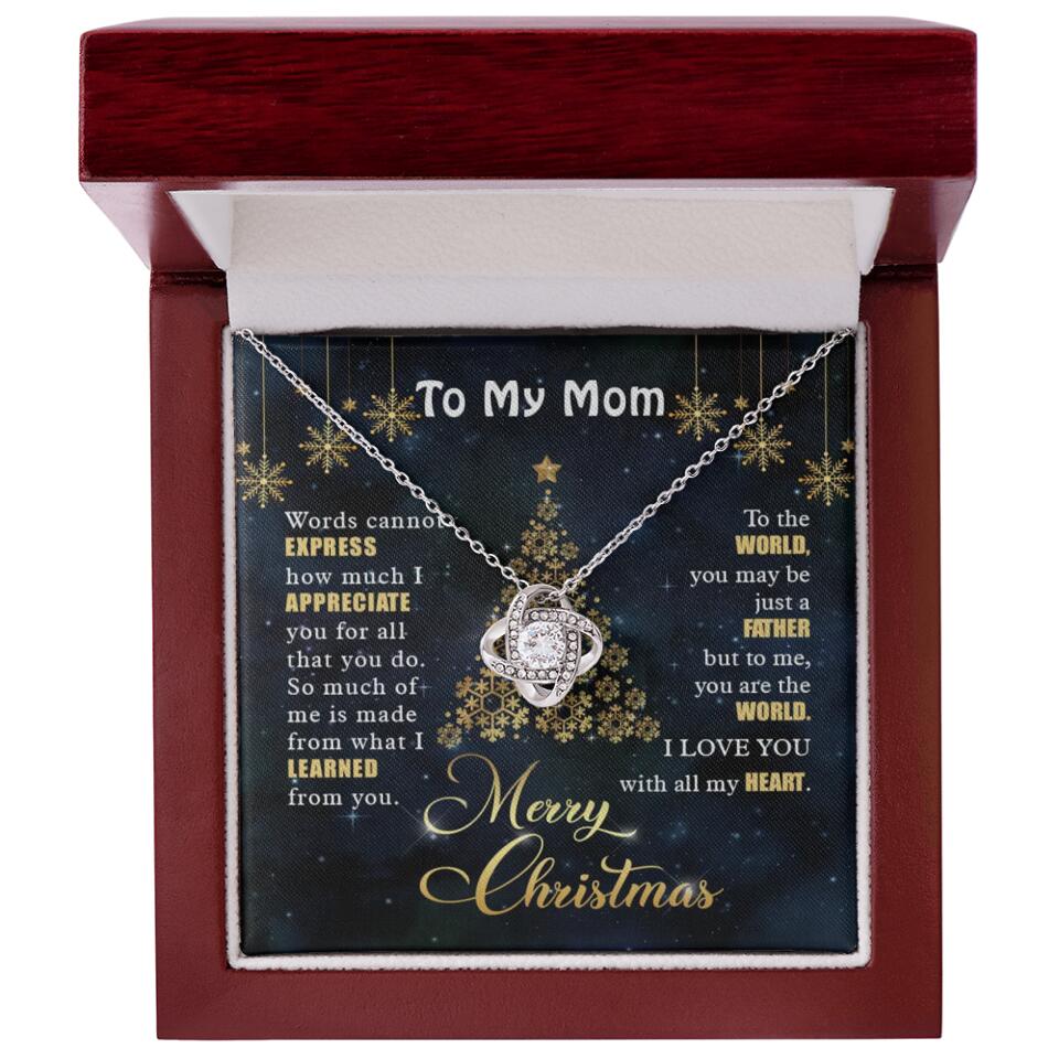 Mothers Day Message To My Mom Special Necklace Christmas Gift For Mom - Image 6