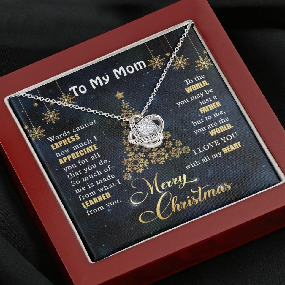Mothers Day Message To My Mom Special Necklace Christmas Gift For Mom - Image 7