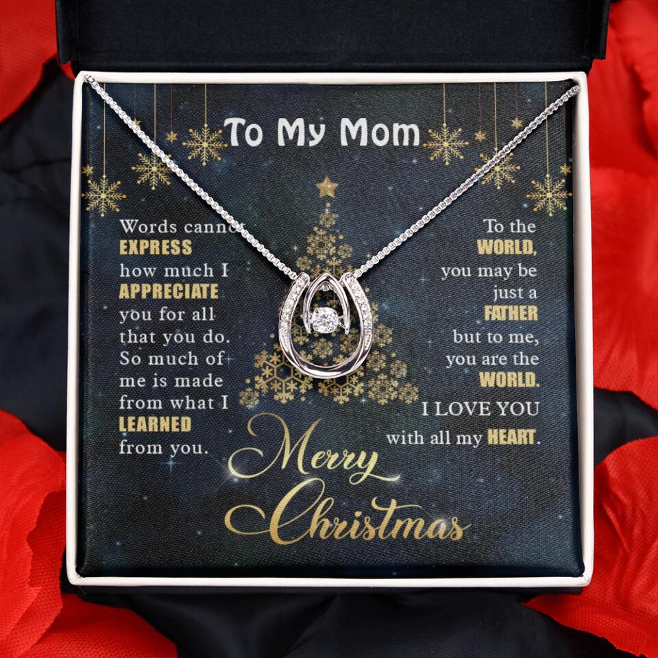 Mothers Day Message To My Mom Special Necklace Christmas Gift For Mom - Image 8