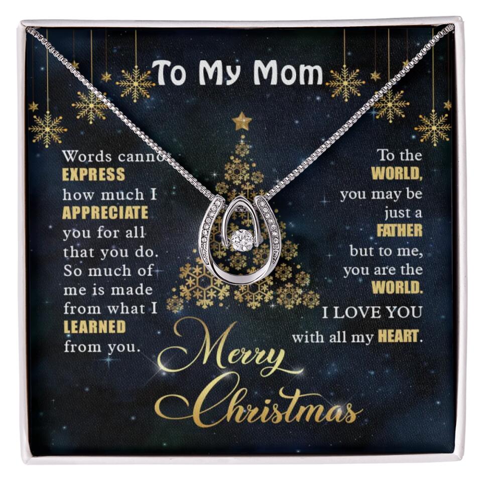 Mothers Day Message To My Mom Special Necklace Christmas Gift For Mom - Image 9