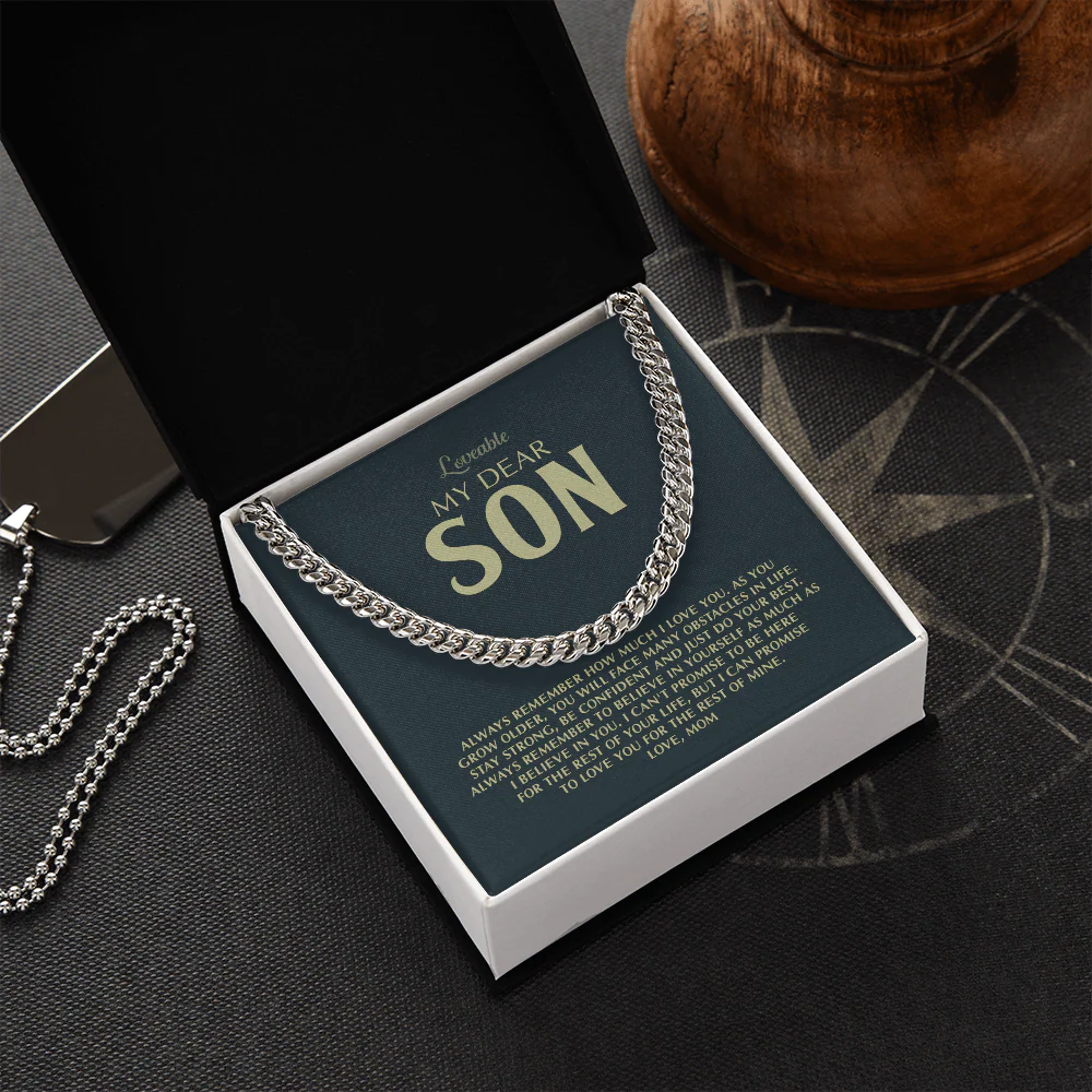My Dear Son, Always Remember How Much I Love You - Encouraging Birthday Graduation Gift for Adult Son from Mom - Image 4