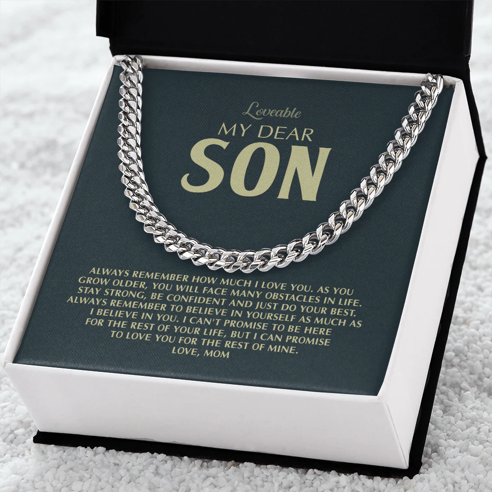 My Dear Son, Always Remember How Much I Love You - Encouraging Birthday Graduation Gift for Adult Son from Mom - Image 5