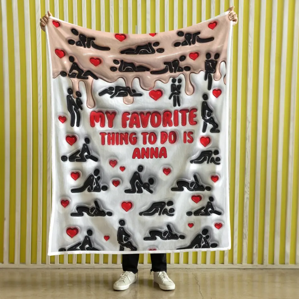 My Favorite Thing To Do Personalized Blanket - Image 5