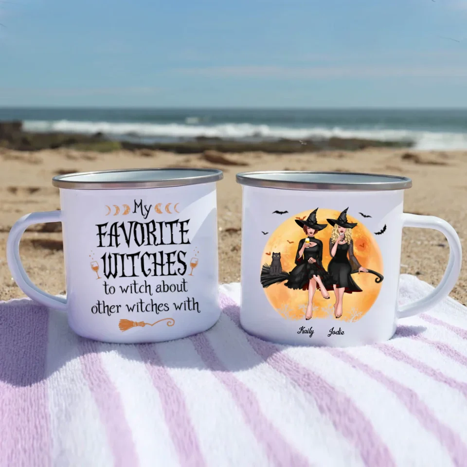 My Favorite Witches To Witch About Other Witches With - Personalized Mug - Witch Gift for Her, Gift for Witch Friends - Image 13
