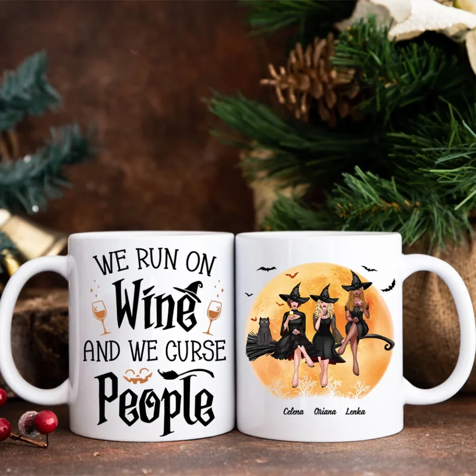 My Favorite Witches To Witch About Other Witches With - Personalized Mug - Witch Gift for Her, Gift for Witch Friends - Image 7
