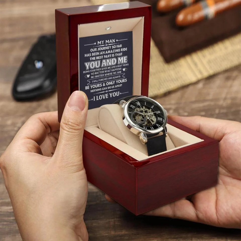 My Man, Our Journey So Far - Personalized Watch - Gift For Husband or Dad - Image 5