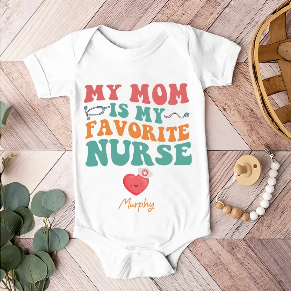 My Mom is My Favorite Nurse Gift for Nurse Mom for Birthday Mother's Day - Image 2