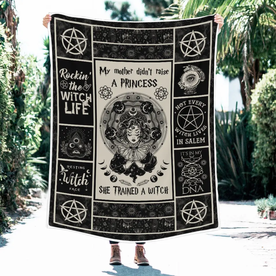 My Mother Didn't Raise A Princess - Fleece Blanket