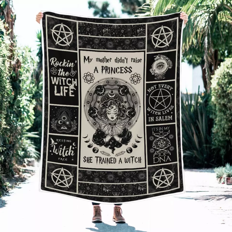 My Mother Didn't Raise A Princess - Fleece Blanket - Image 2